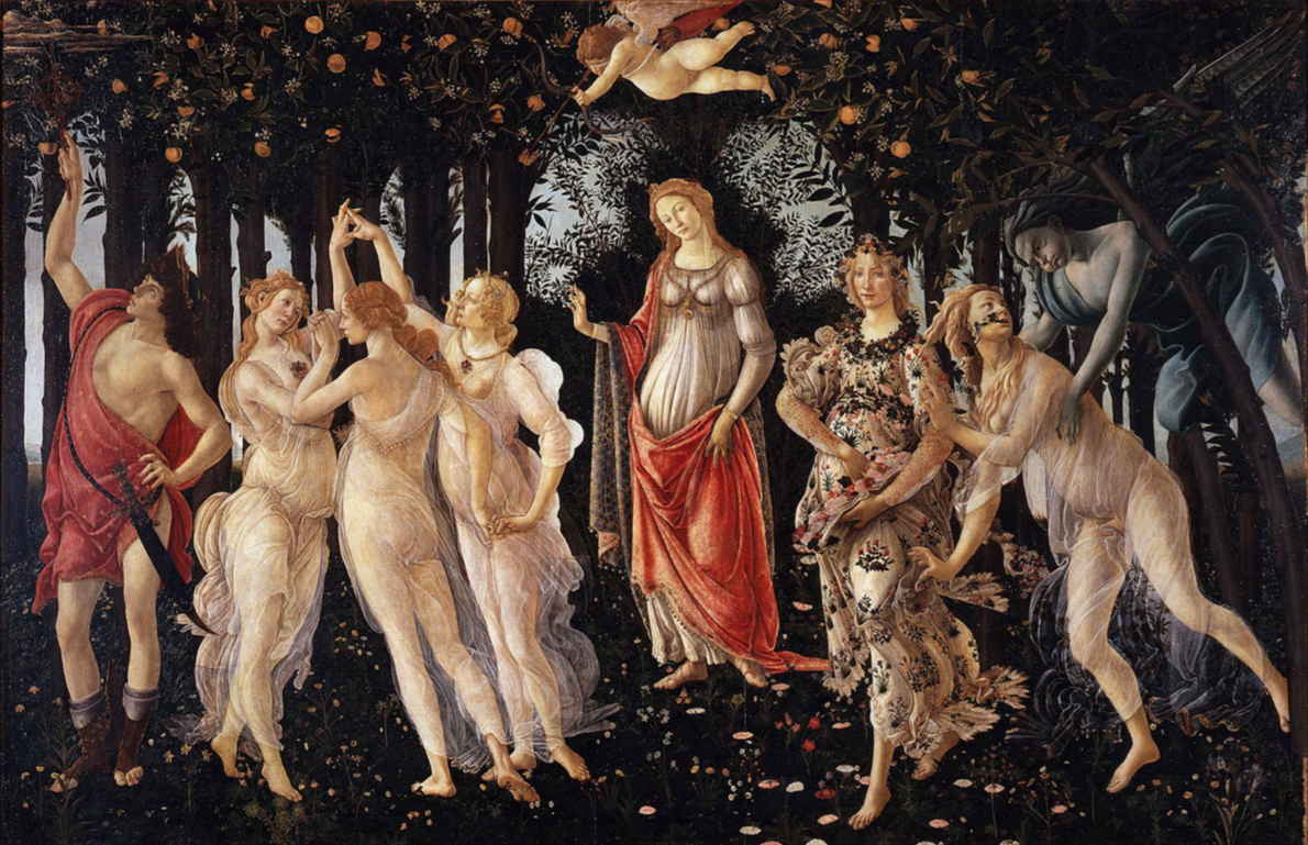 Botticelli Primavera Cultura en Vena Covid19 Pandemia Cuarentena Arte Salud Hospitales