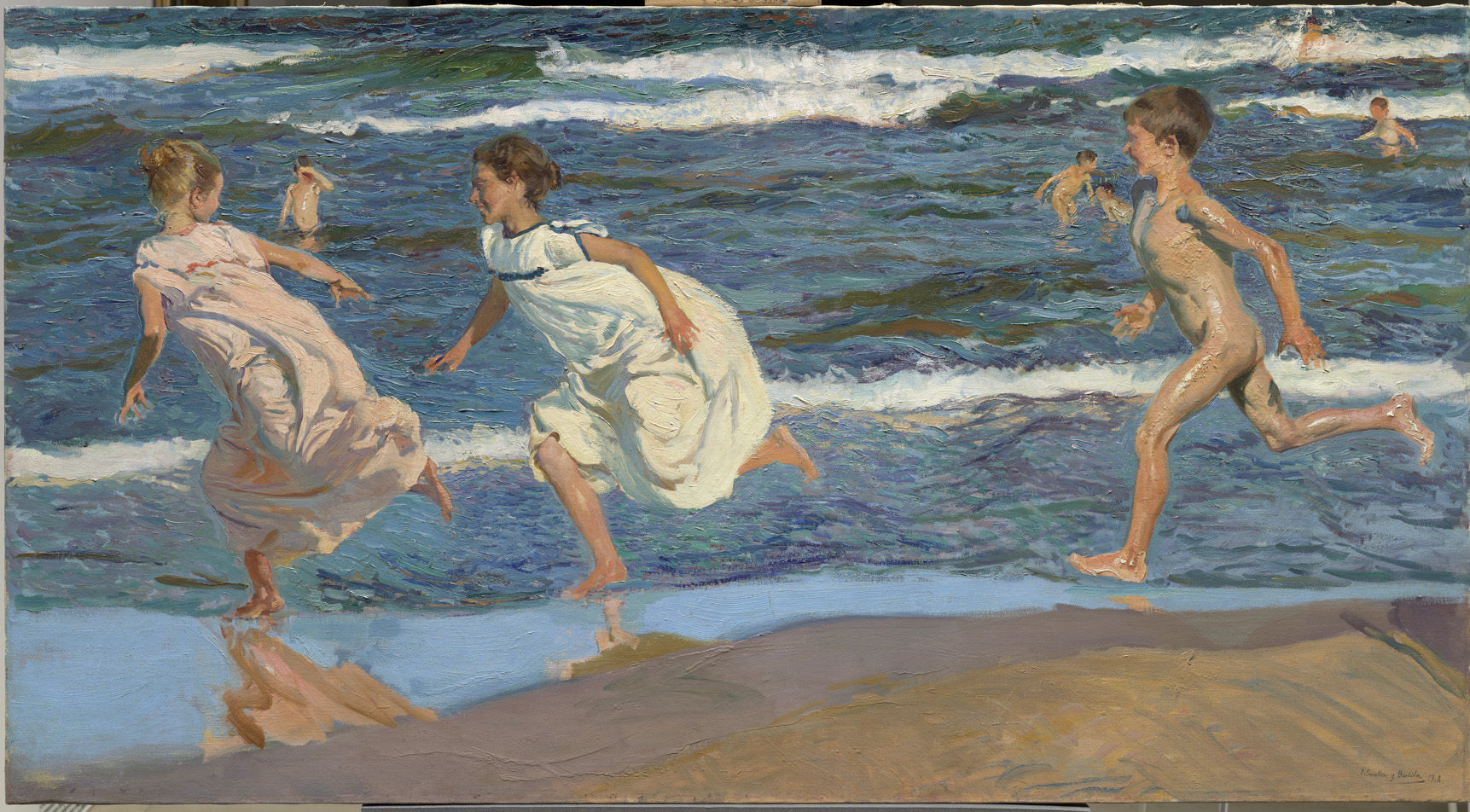 Corriendo por la playa / Corrent per la platja