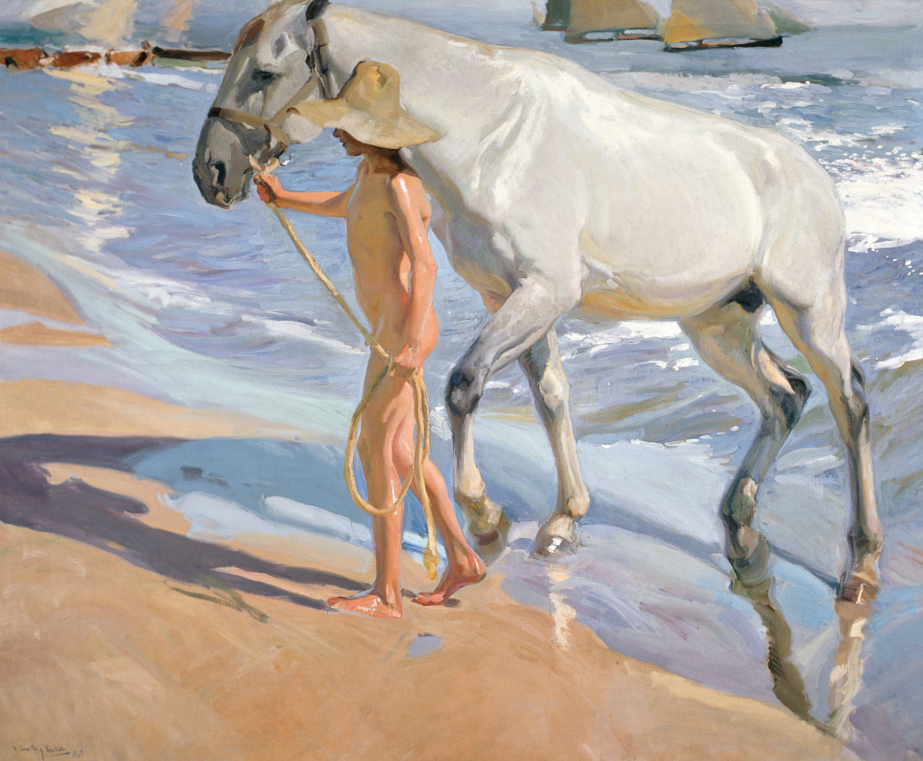 El baño del caballo / El bany del cavall