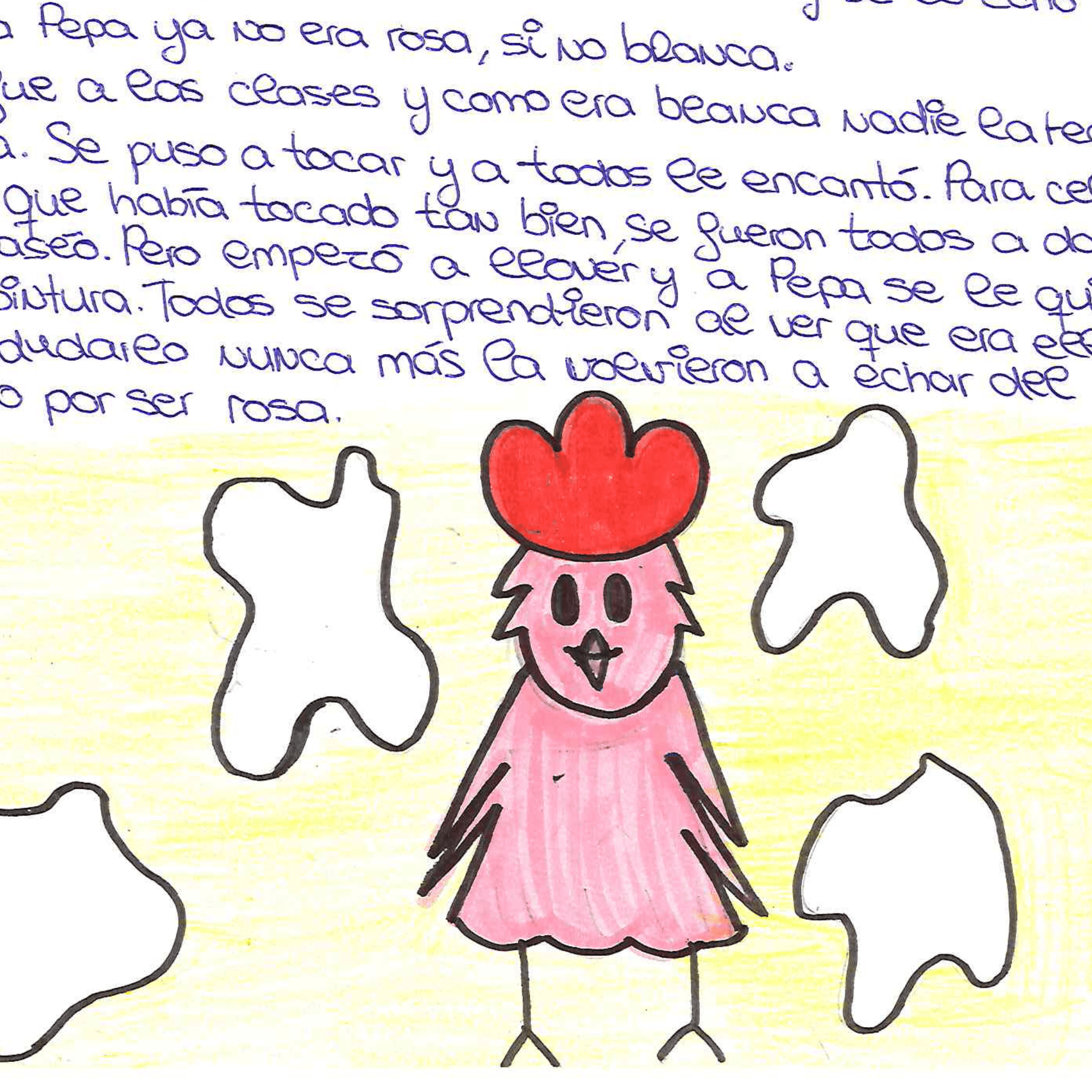 La gallina rosa